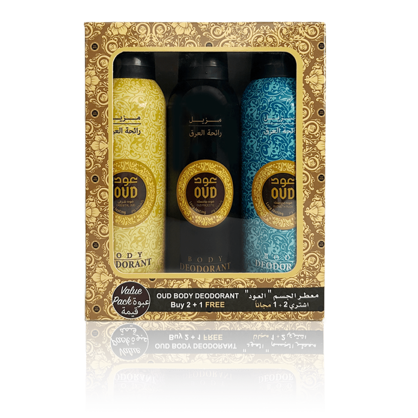 Oud Body Deodorant Value Pack Set C Elevate Your Style With Luxury