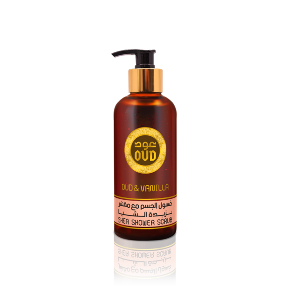 300ML Oud Premium Shea Shower Scrub - Oud & Vanilla